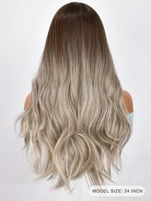 Long Body Wave Synthetic Wig - Ombre - View 2