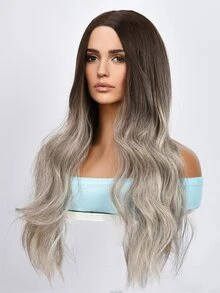 Long Body Wave Synthetic Wig - Ombre - View 3