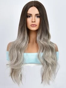 Long Body Wave Synthetic Wig - Ombre - View 4