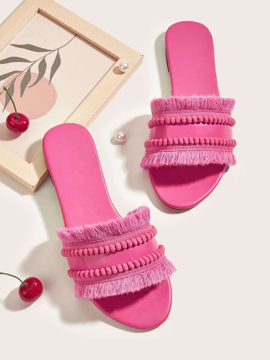 Dép bệt Nữ - Màu Hồng Tươi - Xem 1