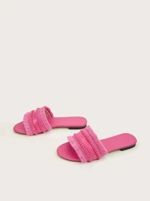 Dép bệt Nữ - Màu Hồng Tươi - Xem 2