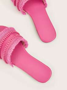 Dép bệt Nữ - Màu Hồng Tươi - Xem 5