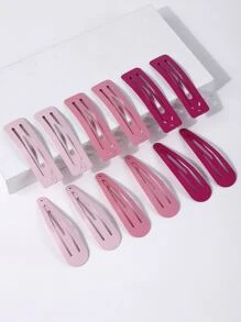 12 chiếc kẹp tóc chắc chắn - Nhiều màu - Xem 1