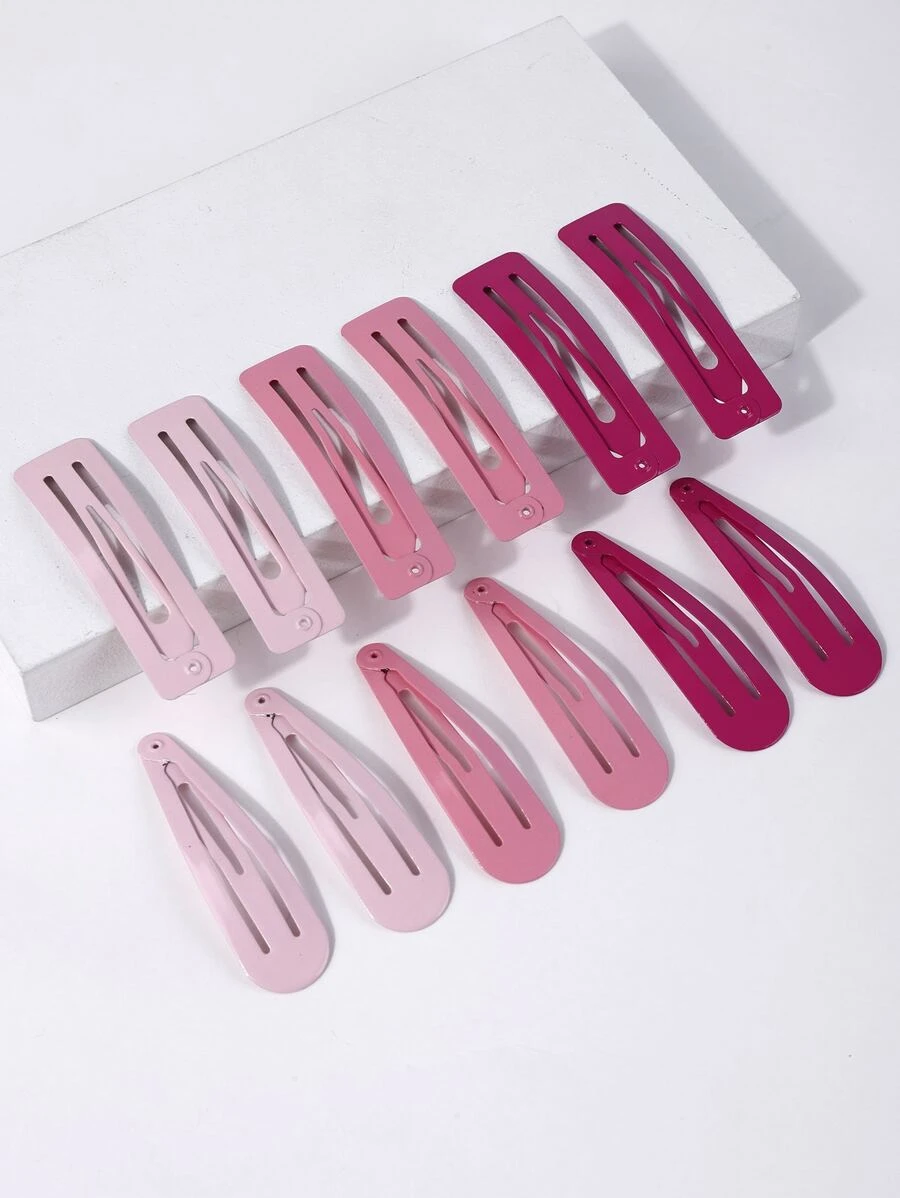 12 chiếc kẹp tóc chắc chắn - Nhiều màu - Xem 1