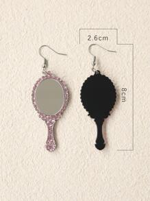 Bông tai thả gương - Nhiều màu - Xem 2