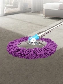 1 pieza Fregona cabeza moderno fibra absorbente Fregona cabeza Trapo para casa - Morado - Ver 1