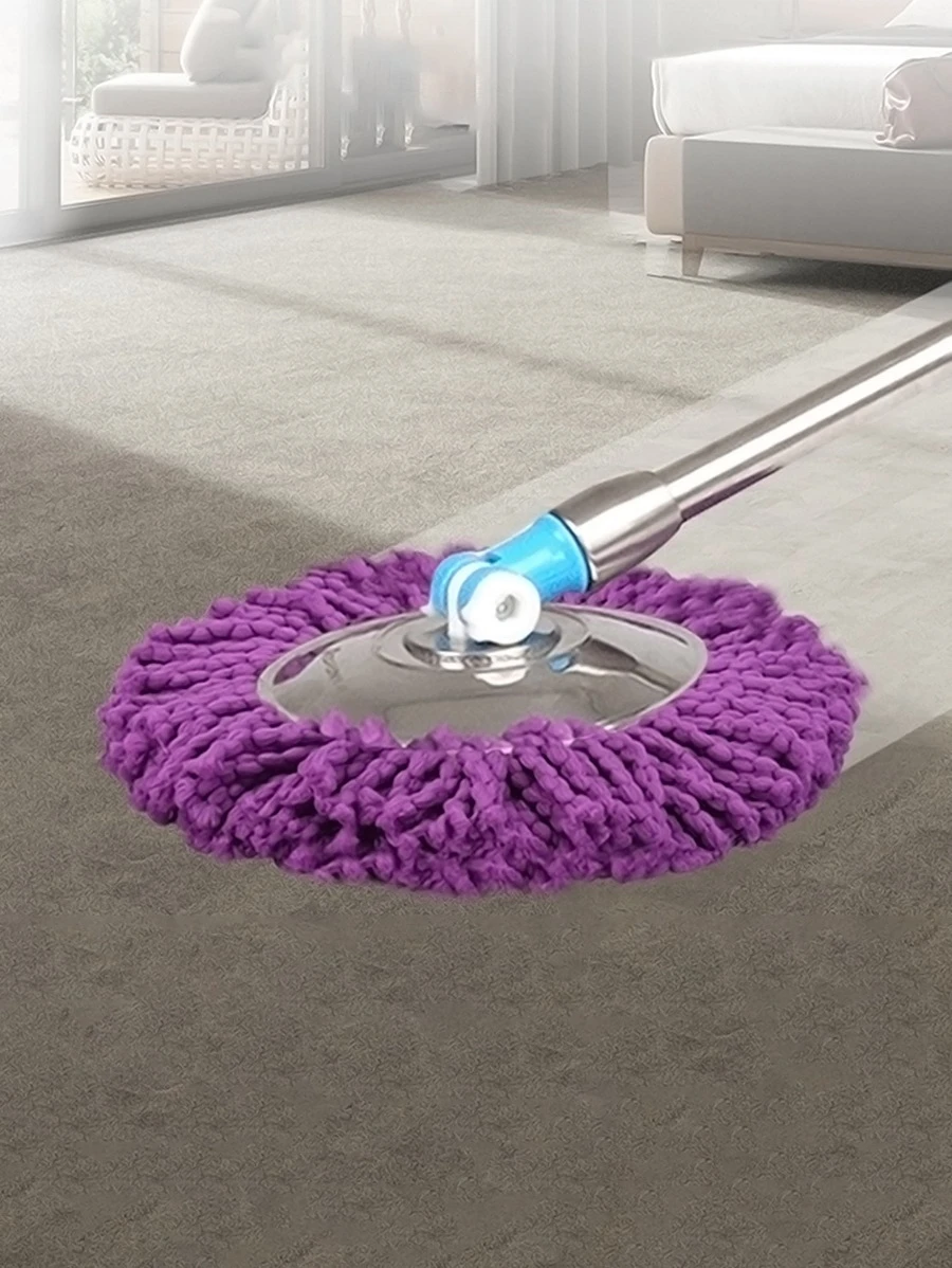 1 pieza Fregona cabeza moderno fibra absorbente Fregona cabeza Trapo para casa - Morado - Ver 1