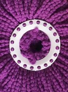 1 pieza Fregona cabeza moderno fibra absorbente Fregona cabeza Trapo para casa - Morado - Ver 5