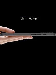 透氣手機殼，相容於 iPhone15/15Plus/15Pro/15Promax - 黑色 - 查看 3