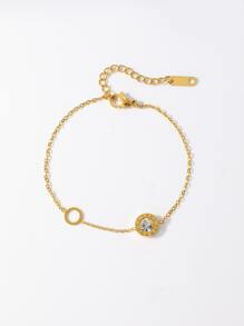 vòng tay trang trí hình tròn - Vàng - Xem 2