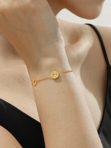 vòng tay trang trí hình tròn - Vàng - Xem 5