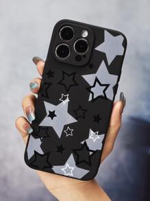 Star Pattern Phone Case - Multicolor - View 3