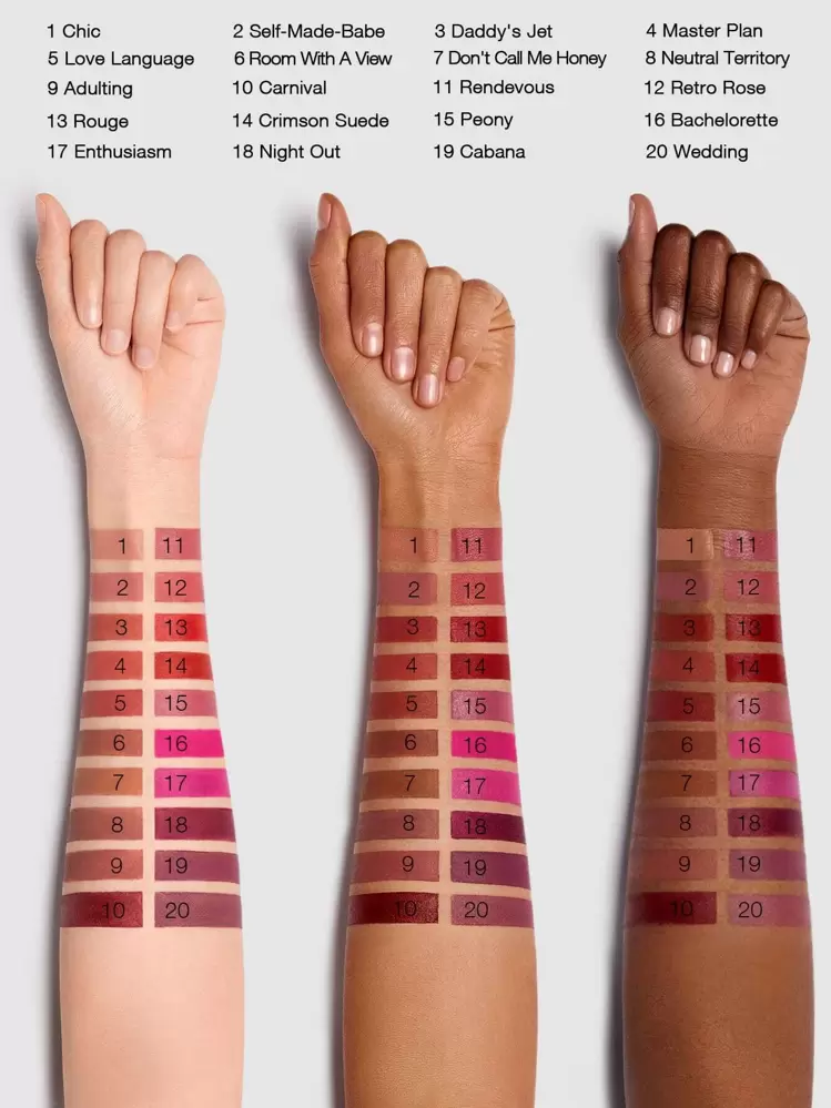 SHEGLAM שפתון מאט Allure-רטרו ורד 20 צבעים שפתון עמיד לאורך זמן שפתון פיגמנט גבוה קטיפה רך שפתון בלאק פריידי מסיבת חג המולד שפתון מותג טיפוח אישי איפור קוסמטיקה לנשים ולנערות מושלם לקיץ אביב אידיאלי ל-Y2K אופנה אלגנטית מתאים ליום הולדת יום האם מתנה מוכן צבע הכי טוב - Retro Rose - ראה 6