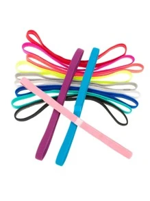 12pcs Sports Hair Band - Multicolor - View 1