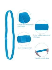 12pcs Sports Hair Band - Multicolor - View 4