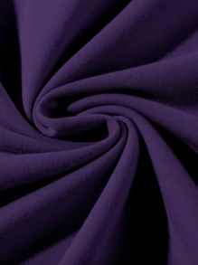 Manfinity EZcore Men Letter Graphic Tee & Drawstring Waist Shorts - Purple - View 3