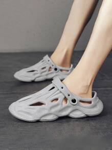 Guốc gỗ Nam - Xám - Xem 2