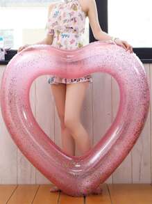 Anillo de natación en forma de corazón - Rosa - Ver 5