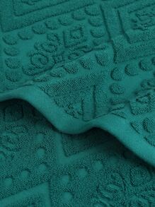 QIBHI 1条欧式梭织毛巾（轻便易携），可选浴巾或面巾，柔软吸水，适用于浴室、泳池、健身房、海滩等场所，是家居浴室装饰、返校季、美容院、酒店、运动场所的理想之选，也是居家必备的护肤浴巾。 - 綠色 - 查看 8