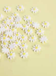 50入組花朵設計DIY首飾配件