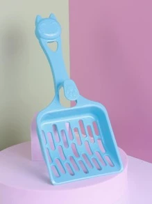 1 pieza Pala de arena para gatos unicolor - Verde - Ver 2