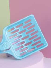 1 pieza Pala de arena para gatos unicolor - Verde - Ver 4