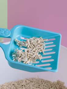 1 pieza Pala de arena para gatos unicolor - Verde - Ver 5