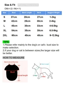 1pc Polyester Thin Striped Round Neck T-shirt Suitable For Pet Cats And Dogs, Four Seasons Wearing - Multicolor - View 3