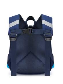 防走失儿童卡通宇航员背包男童书包大容量幼儿书包