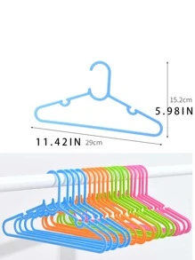 4入組黑色孩子們服裝,成年人內衣,女士文胸,薄和簡約風衣架,不是適用於懸掛重服裝 - 藍色 - 查看 4