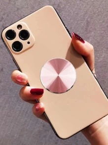 Giá đỡ điện thoại trên ô tô tấm kim loại tấm từ tính - Hoa hồng vàng - Xem 1