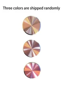 Giá đỡ điện thoại trên ô tô tấm kim loại tấm từ tính - Hoa hồng vàng - Xem 3