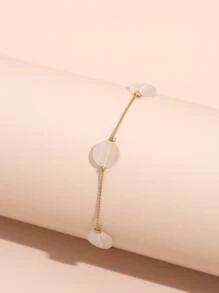 Pulsera con diseño de cuenta - Amarillo Oro - Ver 2