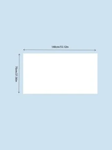 1pc Solid Wearable Bath Towel - Blue - View 2