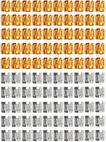 200 piezas Joyas para el cabello para mujeres Trenzas, DreadLock Beads Decoraciones para el cabello Anillos de aluminio Clips Puños de metal ajustables Trenzado Accesorio para el cabello unisex - Multicolor - Ver 1