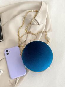 迷你圓形包頂環鏈條帶,透明包