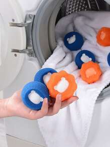 2入組/套洗衣球卡通熊設計家用洗衣球 - 彩色 - 查看 1