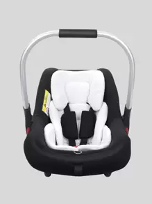 1pc Baby Double-sided Stroller Seat Liner - White - View 1