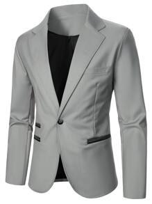 Calvornis Hombres 1 pieza con botón Blazer & 1 pieza Pantalones de traje - Multicolor - Ver 6