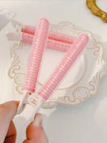 1 件女士造型发夹粉色配饰，美发工具