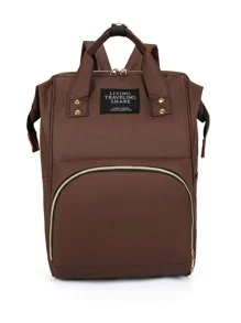 1 túi đựng tã dung tích lớn - màu nâu - Xem 1