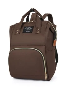 1 túi đựng tã dung tích lớn - màu nâu - Xem 2