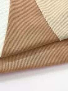 SHEIN Unity Color Block Contrast Binding Tank Top - Khaki - View 4