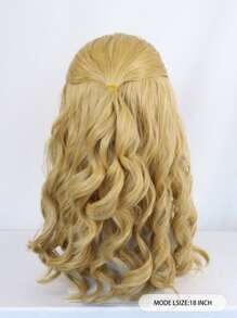 Medium Body Wave Synthetic Wig - Brown - View 2