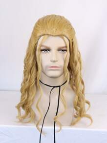 Medium Body Wave Synthetic Wig - Brown - View 3