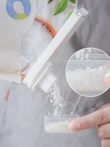 1pc PP Sealing Clip, Minimalist White Food Sealing Clip For Kitchen - White - View 6