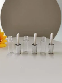 3Peças 1.2Ml Vazio Brilho Labial Garrafa De Subpacote , Subpackage Brilho Labial Vazio Tubo Containers Líquido Containers Transparente Recipiente Plástico Brilho Labial Garrafas Batom Líquido Tubos Vazio Brilho Labial Tubo Transparente Lábios Tubos