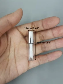 3Peças 1.2Ml Vazio Brilho Labial Garrafa De Subpacote , Subpackage Brilho Labial Vazio Tubo Containers Líquido Containers Transparente Recipiente Plástico Brilho Labial Garrafas Batom Líquido Tubos Vazio Brilho Labial Tubo Transparente Lábios Tubos