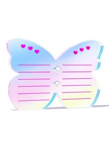 Glamlash 1入組蝴蝶形彩色亞克力假睫毛支架托盤板假睫毛墊睫毛化妝工具 - 彩色 - 查看 2