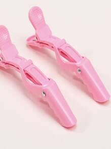 5pcs Hairdressing Clip - Pink - View 3